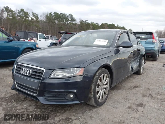 ✅ 2012 Audi A4 Premium • VIN: WAUAFAFL5CA115876 • Лот: 41214032. Опубліковано раніше на IAAI з пробігом 126 758 миль. Безкоштовний доступ до архіву аукціонних продажів зі США та докладний звіт про історію автомобіля на DreamBid. Зображення 2.