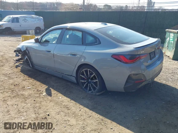 ✅ 2024 BMW i4 eDrive40 • VIN: WBY73AW01RFS95783 • Лот: 44834155. Опубліковано раніше на IAAI з пробігом 11 162 миль. Безкоштовний доступ до архіву аукціонних продажів зі США та докладний звіт про історію автомобіля на DreamBid. Зображення 3.