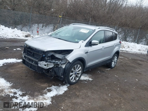 ✅ 2017 Ford Escape Titanium • VIN: 1FMCU0JD1HUD47856 • Lot: 44454868. Listed on IAAI with 81,621 mi. Free auction sales archive from the USA and detailed vehicle history report at DreamBid. Image 2.