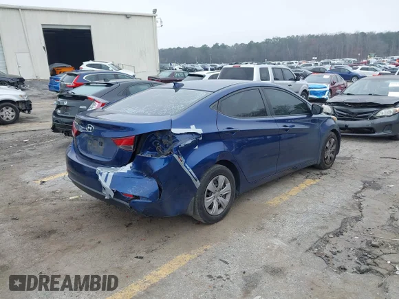 ✅ 2016 Hyundai Elantra SE • VIN: 5NPDH4AE9GH779441 • Лот: 44507590. Опубликован ранее на IAAI с пробегом 142 048 миль. Бесплатный доступ к архиву аукционных продаж из США и подробный отчёт об истории автомобиля на DreamBid. Изображение 4.