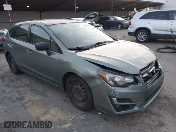 ✅ 2016 Subaru Impreza 2.0i • VIN: JF1GPAA6XGG327192 • Lot: 43840635. Listed on IAAI with 58,562 mi. Free auction sales archive from the USA and detailed vehicle history report at DreamBid. Image 1.