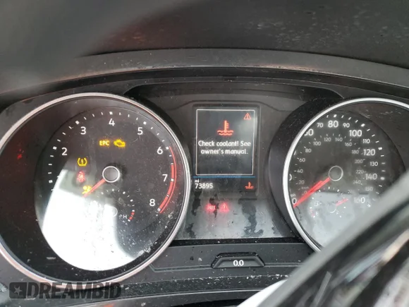 ✅ 2018 Volkswagen Tiguan S • VIN: 3VV0B7AX8JM051129 • Lot: 38286873. Listed on Copart with 73,895 mi. Free auction sales archive from the USA and detailed vehicle history report at DreamBid. Image 9.