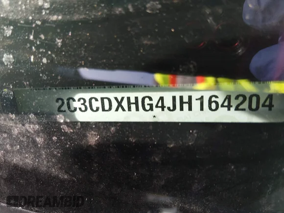 ✅ 2018 Dodge Charger SXT Plus • VIN: 2C3CDXHG4JH164204 • Lot: 44109289. Listed on IAAI with 75,180 mi. Free auction sales archive from the USA and detailed vehicle history report at DreamBid. Image 9.