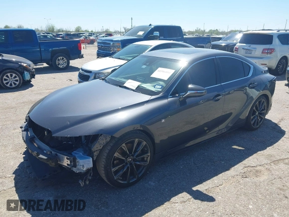 ✅ 2021 Lexus IS 350 F Sport • VIN: JTHGZ1B22M5044470 • Lot: 44586800. Wystawiony na IAAI z przebiegiem 59 259 mil. Bezpłatny archiwum sprzedaży aukcyjnych z USA i szczegółowy raport historii pojazdu na DreamBid. Zdjęcie 2.