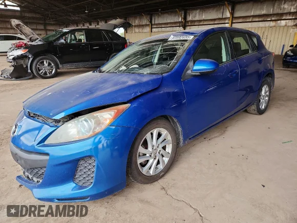 ✅ 2012 Mazda 3 i Touring • VIN: JM1BL1L7XC1628354 • Лот: 97892655. Опубліковано раніше на Copart з пробігом 157 154 миль. Безкоштовний доступ до архіву аукціонних продажів зі США та докладний звіт про історію автомобіля на DreamBid. Зображення 1.