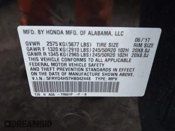 ✅ 2017 Acura MDX Technology • VIN: 5FRYD4H57HB042448 • Lot: 44112050. Wystawiony na IAAI z przebiegiem 102 376 mil. Bezpłatny archiwum sprzedaży aukcyjnych z USA i szczegółowy raport historii pojazdu na DreamBid. Zdjęcie 9.