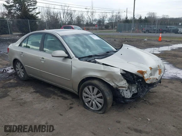 ✅ 2009 Hyundai Sonata SE • VIN: 5NPEU46F29H508371 • Lot: 44584395. Listed on IAAI with 156,322 mi. Free auction sales archive from the USA and detailed vehicle history report at DreamBid. Image 1.