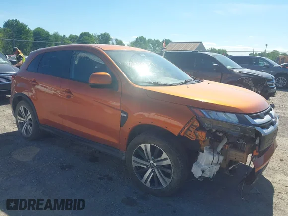 ✅ 2022 Mitsubishi Outlander ES • VIN: JA4ARUAU7NU022476 • Лот: 45319371. Опубликован ранее на IAAI с пробегом 23 508 миль. Бесплатный доступ к архиву аукционных продаж из США и подробный отчёт об истории автомобиля на DreamBid. Изображение 1.