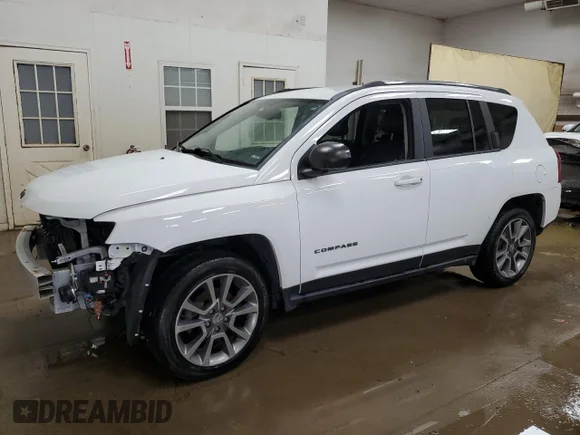 ✅ 2017 Jeep Compass Sport SE • VIN: 1C4NJCBA2HD131591 • Lot: 65928455. Listed on Copart with 93,304 mi. Free auction sales archive from the USA and detailed vehicle history report at DreamBid. Image 1.