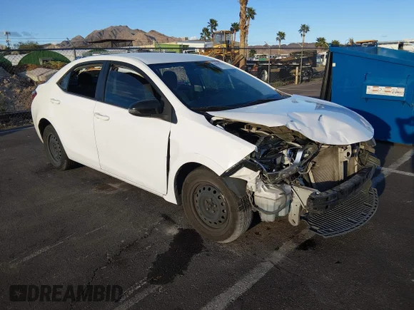 ✅ 2014 Toyota Corolla LE Plus • VIN: 5YFBURHE0EP148003 • Лот: 44563333. Опубликован ранее на IAAI с пробегом 160 823 миль. Бесплатный доступ к архиву аукционных продаж из США и подробный отчёт об истории автомобиля на DreamBid. Изображение 1.