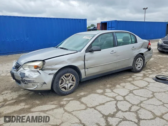 ✅ 2006 Chevrolet Malibu 1LS • VIN: 1G1ZS51F66F262296 • Lot: 58725306. Wystawiony na Copart z przebiegiem 23 132 mil. Bezpłatny archiwum sprzedaży aukcyjnych z USA i szczegółowy raport historii pojazdu na DreamBid. Zdjęcie 1.