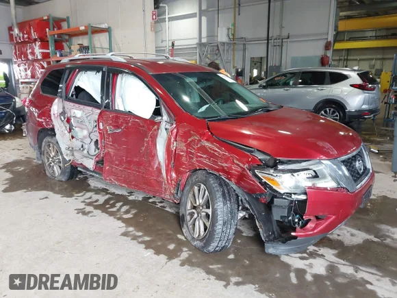 ✅ 2013 Nissan Pathfinder SL • VIN: 5N1AR2MMXDC665507 • Lot: 44280765. Listed on IAAI with 158,866 mi. Free auction sales archive from the USA and detailed vehicle history report at DreamBid. Image 1.
