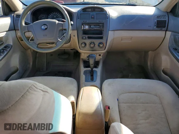 ✅ 2006 Kia Spectra EX • VIN: KNAFE122665254529 • Лот: 75915175. Опубліковано раніше на Copart з пробігом 222 450 миль. Безкоштовний доступ до архіву аукціонних продажів зі США та докладний звіт про історію автомобіля на DreamBid. Зображення 8.