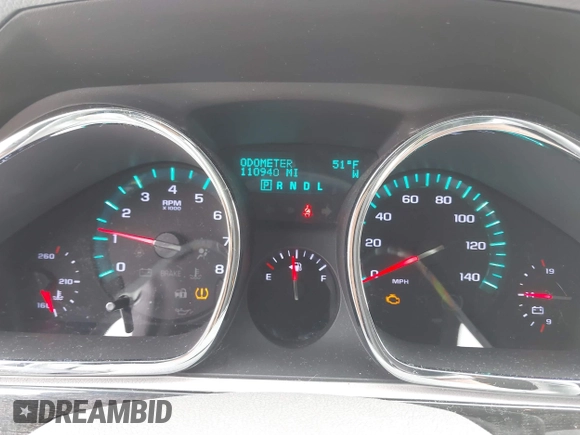 ✅ 2009 Chevrolet Traverse 1LT • VIN: 1GNER23D09S117656 • Lot: 44684834. Wystawiony na IAAI z przebiegiem 110 940 mil. Bezpłatny archiwum sprzedaży aukcyjnych z USA i szczegółowy raport historii pojazdu na DreamBid. Zdjęcie 7.