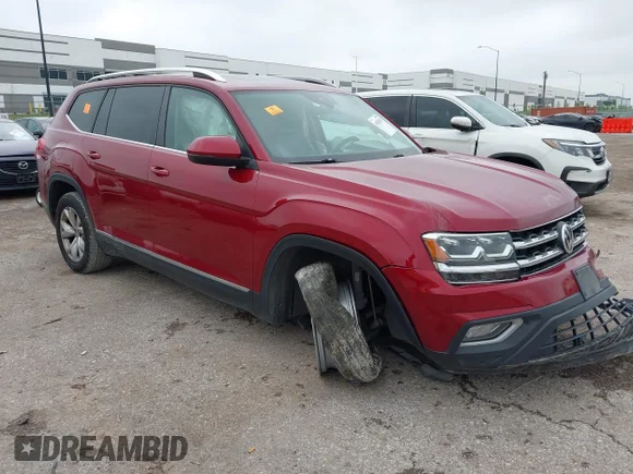 ✅ 2018 Volkswagen Atlas SEL • VIN: 1V2ER2CA5JC512864 • Lot: 44926015. Listed on IAAI with Not provided. Free auction sales archive from the USA and detailed vehicle history report at DreamBid. Image 1.