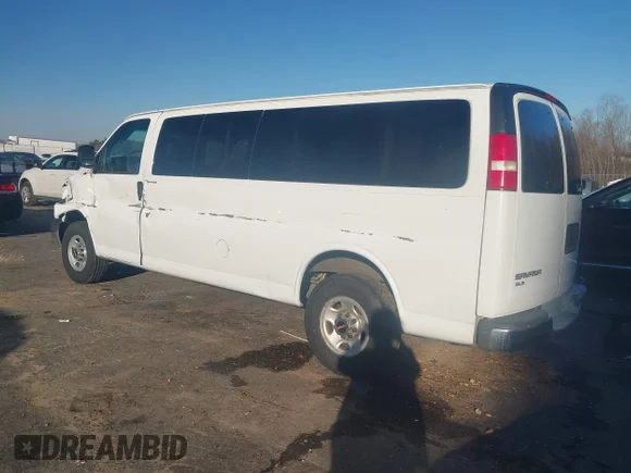 ✅ 2014 GMC Savana • VIN: 1GJZ71FA4E1155380 • Лот: 44262583. Опубліковано раніше на IAAI з пробігом 228 747 миль. Безкоштовний доступ до архіву аукціонних продажів зі США та докладний звіт про історію автомобіля на DreamBid. Зображення 3.