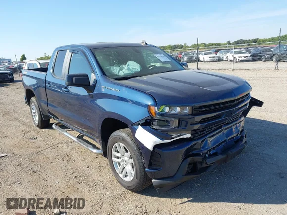 ✅ 2020 Chevrolet Silverado 1500 RST • VIN: 1GCRYEEKXLZ319669 • Lot: 43330784. Listed on IAAI with 60,033 mi. Free auction sales archive from the USA and detailed vehicle history report at DreamBid. Image 1.