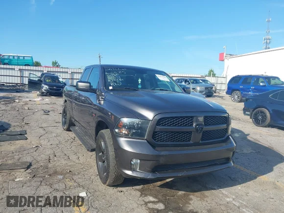 ✅ 2018 Ram 1500 Tradesman • VIN: 1C6RR6FT3JS244692 • Lot: 42612728. Listed on IAAI with 172,056 mi. Free auction sales archive from the USA and detailed vehicle history report at DreamBid. Image 1.