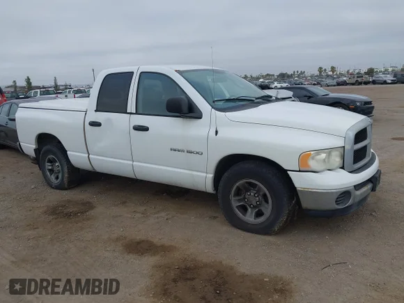 ✅ 2004 Dodge 1500 SLT • VIN: 1D7HA18N24S655671 • Лот: 45389225. Опубліковано раніше на IAAI з пробігом 158 853 миль. Безкоштовний доступ до архіву аукціонних продажів зі США та докладний звіт про історію автомобіля на DreamBid. Зображення 1.