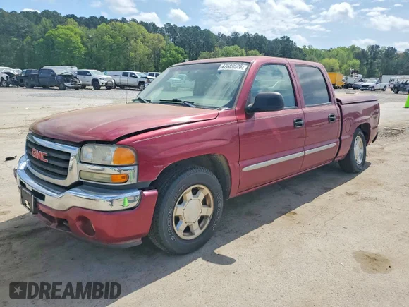 ✅ 2005 GMC Sierra 1500 SLE • VIN: 2GTEC13T751228064 • Lot: 47689526. Listed on Copart with 137,686 mi. Free auction sales archive from the USA and detailed vehicle history report at DreamBid. Image 1.