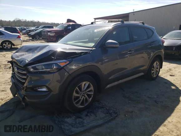 ✅ 2017 Hyundai Tucson SE • VIN: KM8J3CA48HU595761 • Lot: 42228723. Wystawiony na Copart z przebiegiem 59 492 mil. Bezpłatny archiwum sprzedaży aukcyjnych z USA i szczegółowy raport historii pojazdu na DreamBid. Zdjęcie 1.