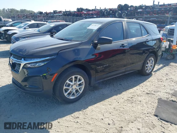 ✅ 2024 Chevrolet Equinox LS • VIN: 3GNAXHEG6RL303165 • Lot: 43738244. Wystawiony na IAAI z przebiegiem 50 474 mil. Bezpłatny archiwum sprzedaży aukcyjnych z USA i szczegółowy raport historii pojazdu na DreamBid. Zdjęcie 2.