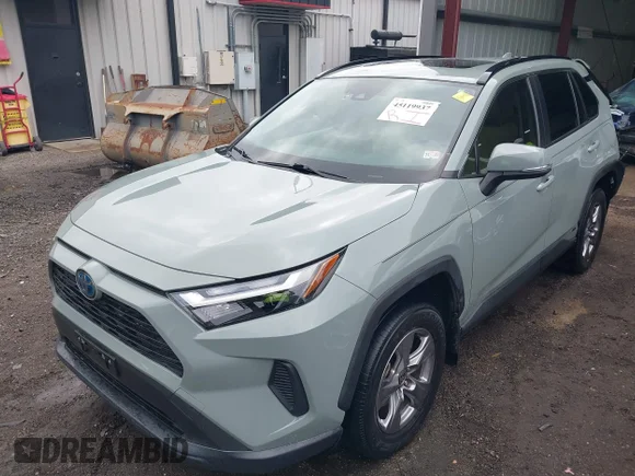 ✅ 2022 Toyota RAV4 Hybrid XLE • VIN: JTMRWRFV6ND568914 • Lot: 45119937. Wystawiony na IAAI z przebiegiem 58 014 mil. Bezpłatny archiwum sprzedaży aukcyjnych z USA i szczegółowy raport historii pojazdu na DreamBid. Zdjęcie 2.
