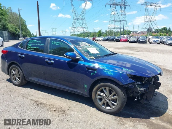 ✅ 2019 Kia Optima S • VIN: 5XXGT4L3XKG312878 • Lot: 45445369. Wystawiony na IAAI z przebiegiem 41 681 mil. Bezpłatny archiwum sprzedaży aukcyjnych z USA i szczegółowy raport historii pojazdu na DreamBid. Zdjęcie 1.