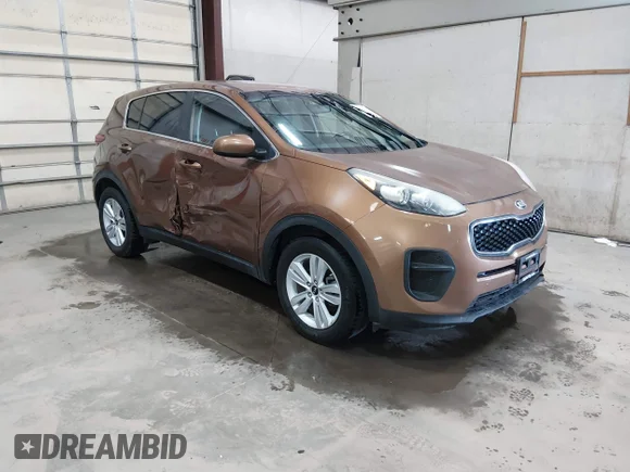 ✅ 2018 Kia Sportage LX • VIN: KNDPM3AC2J7445927 • Lot: 44862114. Listed on IAAI with 145,817 mi. Free auction sales archive from the USA and detailed vehicle history report at DreamBid. Image 1.