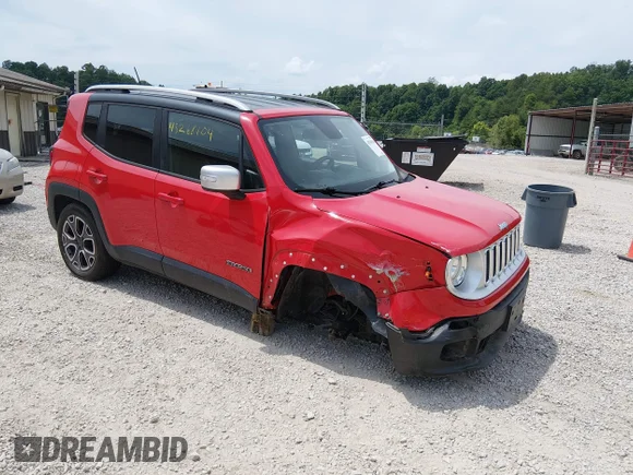 ✅ 2016 Jeep Renegade Limited • VIN: ZACCJBDTXGPC46004 • Lot: 45268104. Wystawiony na IAAI z przebiegiem 64 815 mil. Bezpłatny archiwum sprzedaży aukcyjnych z USA i szczegółowy raport historii pojazdu na DreamBid. Zdjęcie 1.