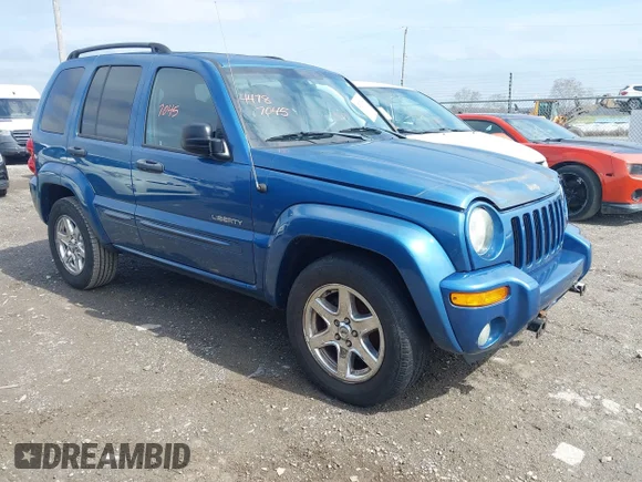 ✅ 2004 Jeep Liberty Limited • VIN: 1J4GL58K14W157879 • Lot: 44787045. Listed on IAAI with 122,469 mi. Free auction sales archive from the USA and detailed vehicle history report at DreamBid. Image 1.