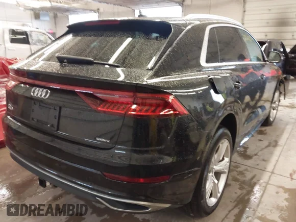 ✅ 2020 Audi Q8 Premium Plus • VIN: WA1BVAF19LD008718 • Lot: 44384565. Listed on IAAI with 78,751 mi. Free auction sales archive from the USA and detailed vehicle history report at DreamBid. Image 4.