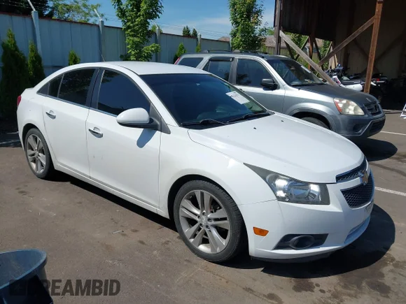 ✅ 2013 Chevrolet Cruze LTZ • VIN: 1G1PG5SB2D7124329 • Lot: 45224271. Listed on IAAI with 159,929 mi. Free auction sales archive from the USA and detailed vehicle history report at DreamBid. Image 1.