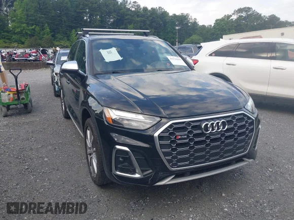 ✅ 2022 Audi SQ5 Premium Plus • VIN: WA1B4AFY1N2113090 • Lot: 45338446. Listed on IAAI with 29,464 mi. Free auction sales archive from the USA and detailed vehicle history report at DreamBid. Image 1.