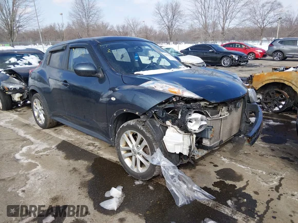 ✅ 2013 Nissan Juke SL • VIN: JN8AF5MV0DT225839 • Лот: 44273982. Опубліковано раніше на IAAI з пробігом 145 184 миль. Безкоштовний доступ до архіву аукціонних продажів зі США та докладний звіт про історію автомобіля на DreamBid. Зображення 1.