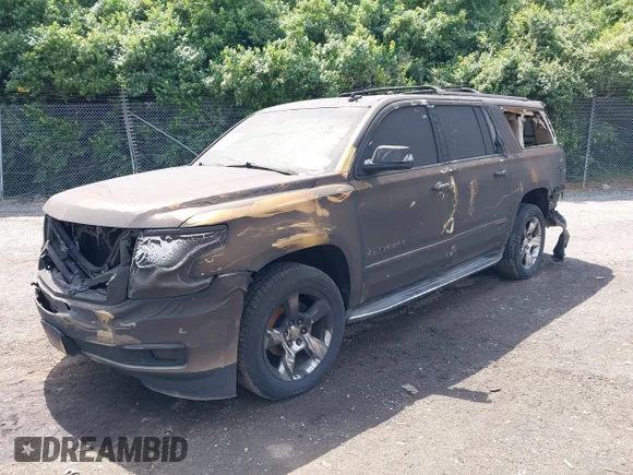 ✅ 2015 Chevrolet Suburban LTZ • VIN: 1GNSKKKC6FR124601 • Lot: 45113124. Wystawiony na IAAI z przebiegiem Nie podano. Bezpłatny archiwum sprzedaży aukcyjnych z USA i szczegółowy raport historii pojazdu na DreamBid. Zdjęcie 2.