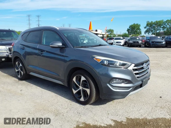 ✅ 2017 Hyundai Tucson Sport • VIN: KM8J3CA28HU401437 • Лот: 45142193. Опубликован ранее на IAAI с пробегом 77 002 миль. Бесплатный доступ к архиву аукционных продаж из США и подробный отчёт об истории автомобиля на DreamBid. Изображение 1.