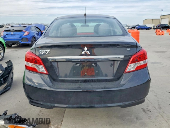 ✅ 2020 Mitsubishi Mirage SE • VIN: ML32F4FJ4LHF01130 • Lot: 99764885. Wystawiony na Copart z przebiegiem 67 739 mil. Bezpłatny archiwum sprzedaży aukcyjnych z USA i szczegółowy raport historii pojazdu na DreamBid. Zdjęcie 6.