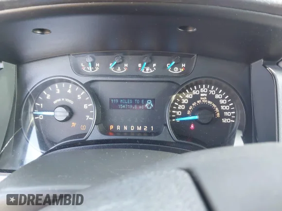 ✅ 2013 Ford F-150 XL • VIN: 1FTFX1EF0DKD50697 • Lot: 42776684. Listed on IAAI with 154,719 mi. Free auction sales archive from the USA and detailed vehicle history report at DreamBid. Image 7.
