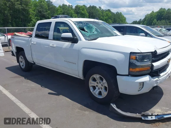 ✅ 2018 Chevrolet Silverado 1500 LT • VIN: 3GCUKREC3JG107222 • Лот: 45211689. Опубликован ранее на IAAI с пробегом 206 901 миль. Бесплатный доступ к архиву аукционных продаж из США и подробный отчёт об истории автомобиля на DreamBid. Изображение 1.