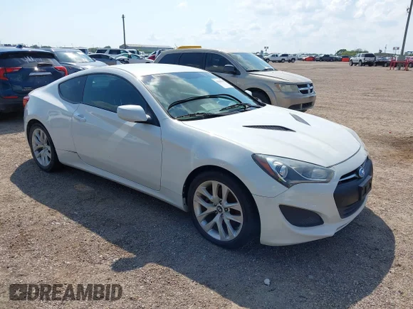 ✅ 2013 Hyundai Genesis Coupe 2.0T • VIN: KMHHT6KD4DU086808 • Лот: 43360543. Опубліковано раніше на IAAI з пробігом Не вказано. Безкоштовний доступ до архіву аукціонних продажів зі США та докладний звіт про історію автомобіля на DreamBid. Зображення 1.