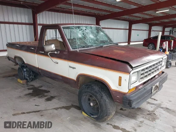 ✅ 1983 Ford Ranger • VIN: 1FTCR11S0DUB91099 • Lot: 41713374. Listed on IAAI with 55,418 mi. Free auction sales archive from the USA and detailed vehicle history report at DreamBid. Image 1.