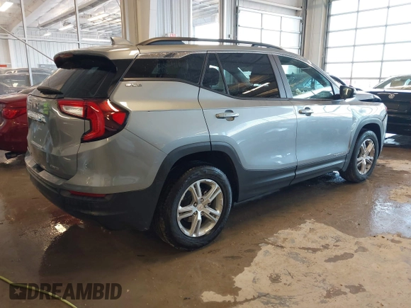 ✅ 2023 GMC Terrain SLE • VIN: 3GKALTEG8PL122321 • Lot: 43849642. Wystawiony na IAAI z przebiegiem 36 405 mil. Bezpłatny archiwum sprzedaży aukcyjnych z USA i szczegółowy raport historii pojazdu na DreamBid. Zdjęcie 4.