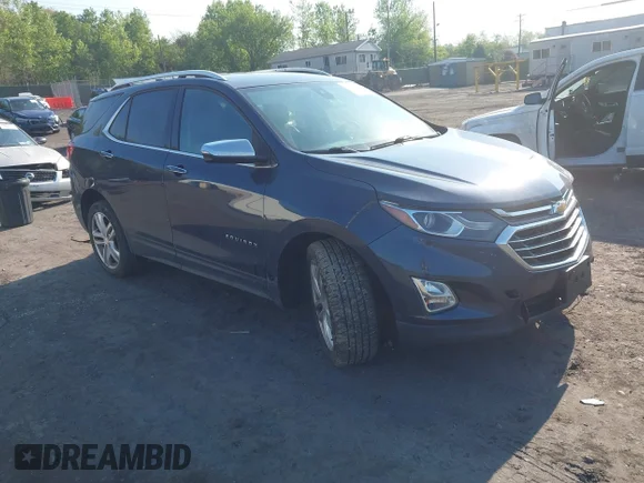 ✅ 2018 Chevrolet Equinox Premier • VIN: 3GNAXWEX8JS528671 • Lot: 45142217. Listed on IAAI with 272,244 mi. Free auction sales archive from the USA and detailed vehicle history report at DreamBid. Image 1.