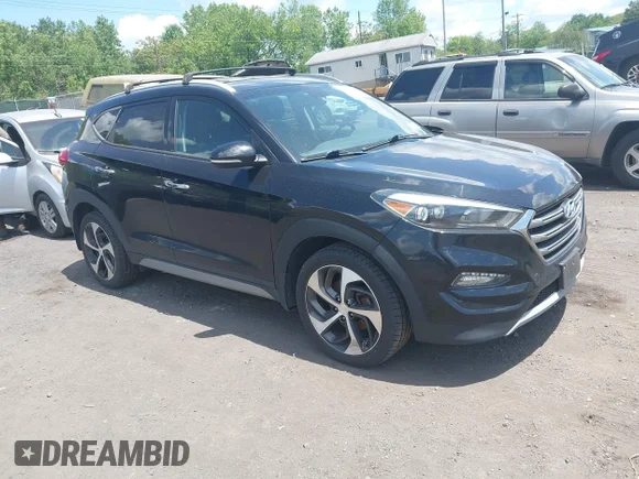 ✅ 2017 Hyundai Tucson Sport • VIN: KM8J3CA23HU303402 • Lot: 45268384. Listed on IAAI with 124,537 mi. Free auction sales archive from the USA and detailed vehicle history report at DreamBid. Image 1.