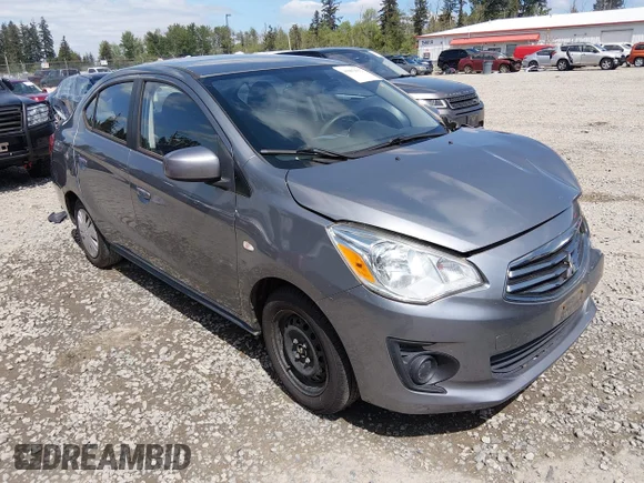 ✅ 2019 Mitsubishi Mirage ES • VIN: ML32F3FJ6KHF10646 • Lot: 45002612. Wystawiony na IAAI z przebiegiem 57 727 mil. Bezpłatny archiwum sprzedaży aukcyjnych z USA i szczegółowy raport historii pojazdu na DreamBid. Zdjęcie 1.