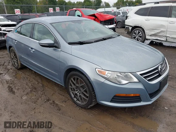 ✅ 2011 Volkswagen CC Sport • VIN: WVWNP7AN3BE704266 • Lot: 43310150. Listed on IAAI with 154,811 mi. Free auction sales archive from the USA and detailed vehicle history report at DreamBid. Image 1.