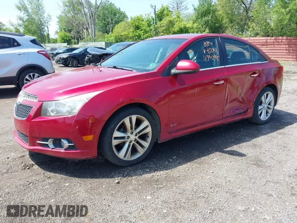 ✅ 2011 Chevrolet Cruze LTZ • VIN: 1G1PH5S97B7162193 • Lot: 45142998. Listed on IAAI with 138,831 mi. Free auction sales archive from the USA and detailed vehicle history report at DreamBid. Image 2.