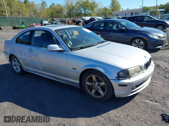 ✅ 2002 BMW 3 Series 325Ci • VIN: WBABN334X2PG58476 • Лот: 43421331. Опубліковано раніше на IAAI з пробігом 242 421 миль. Безкоштовний доступ до архіву аукціонних продажів зі США та докладний звіт про історію автомобіля на DreamBid. Зображення 1.