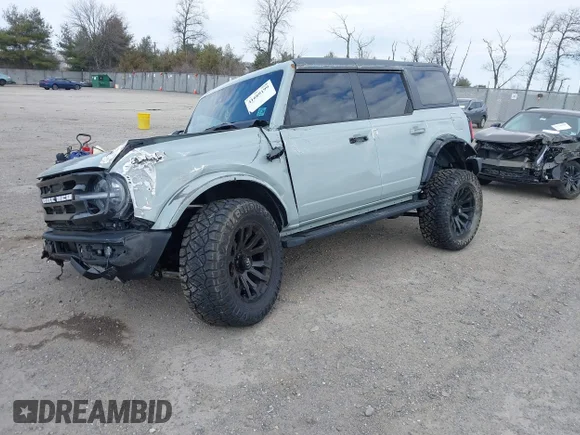 ✅ 2023 Ford Bronco • VIN: 1FMDE5BH1PLB96263 • Лот: 41689199. Опубліковано раніше на IAAI з пробігом 27 761 миль. Безкоштовний доступ до архіву аукціонних продажів зі США та докладний звіт про історію автомобіля на DreamBid. Зображення 2.
